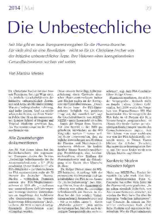 Vorschauseite 2: Die Unbestechliche