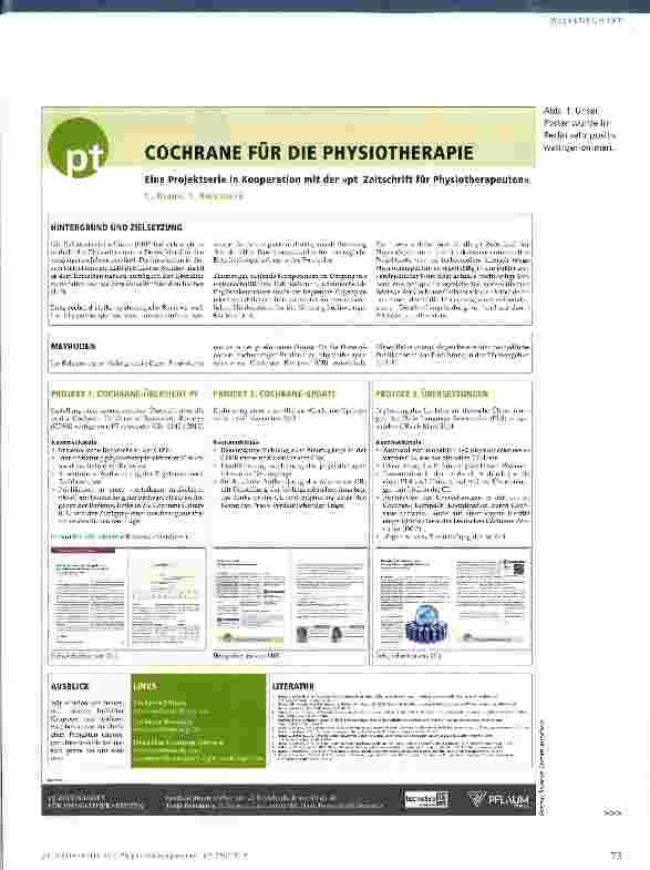 Vorschauseite 2: »Die Physiotherapeuten machen es uns vor«