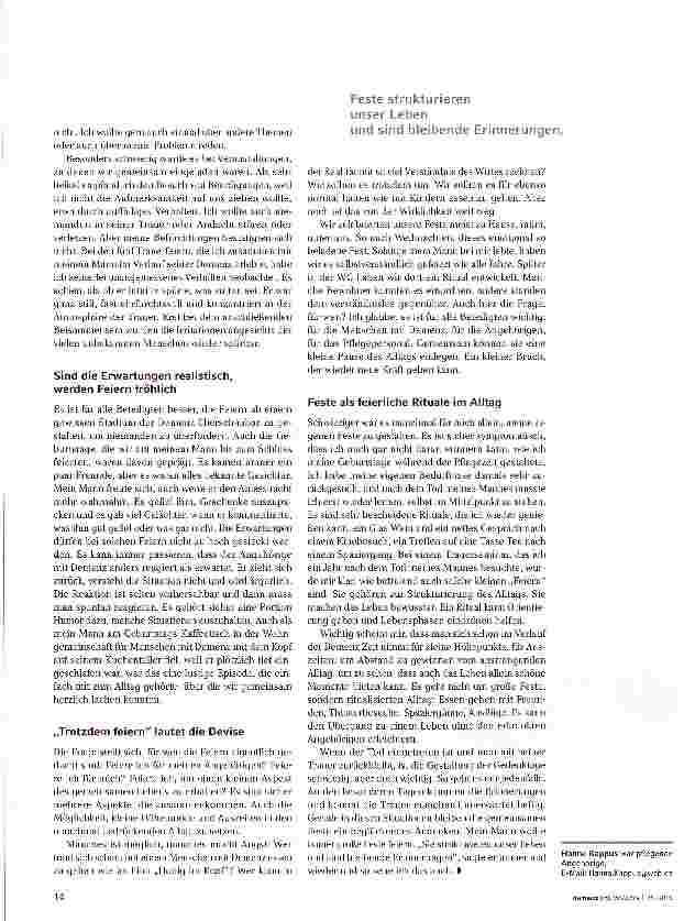 Vorschauseite 2: Für wen feiern wir eigentlich?