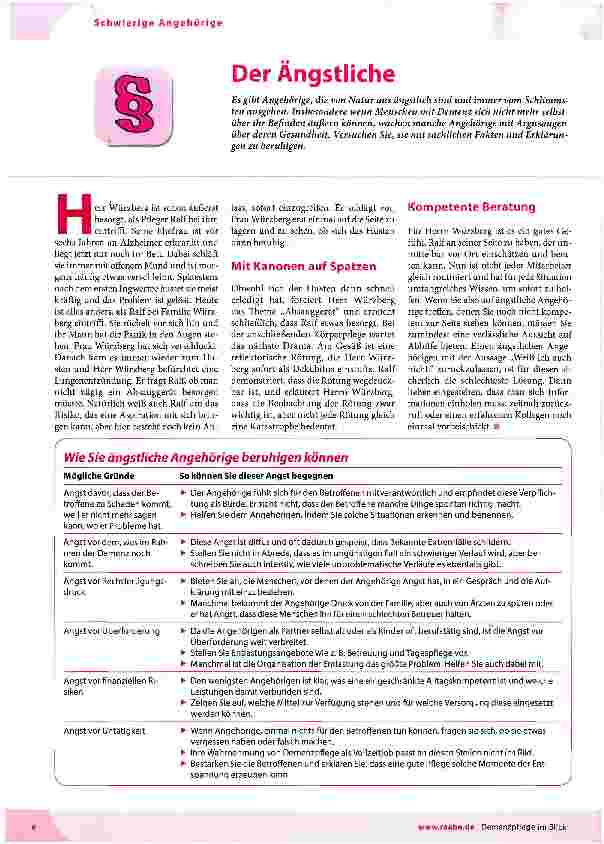 Vorschauseite 1: Der Ängstliche