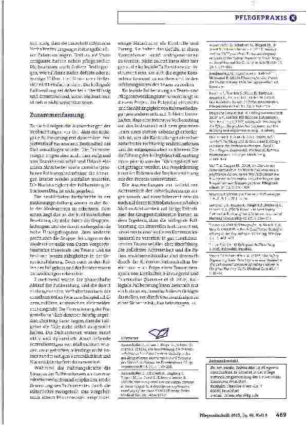 Vorschauseite 6: Kollektive Achtsamkeit als Marker einer Patientensicherheitskultur