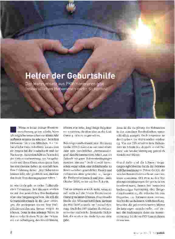 Vorschauseite 1: Helfer der Geburtshilfe