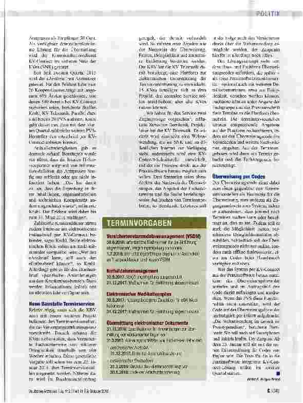 Vorschauseite 2: Die Zeit wird knapp