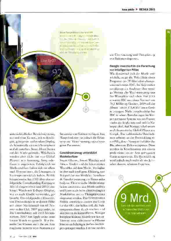 Vorschauseite 2: Smarte Accessoires auf dem Weg zum Medizinprodukt?