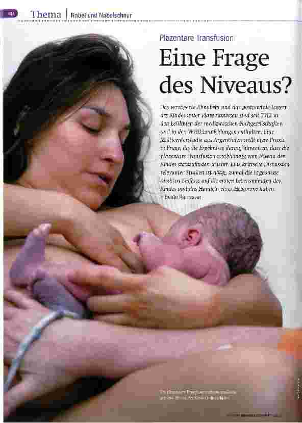 Vorschauseite 1: Eine Frage des Niveaus?