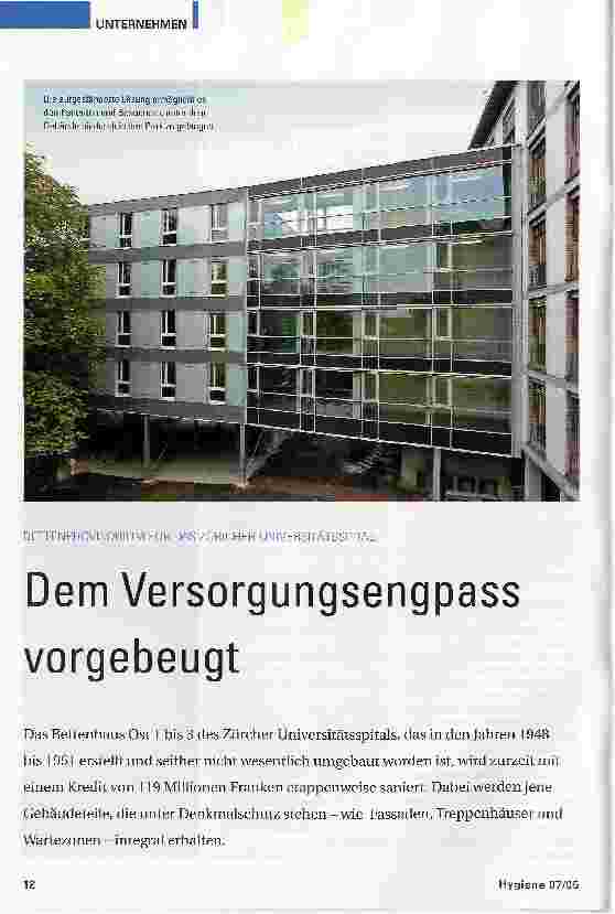 Vorschauseite 1: Dem Versorgungsengpass vorgebeugt