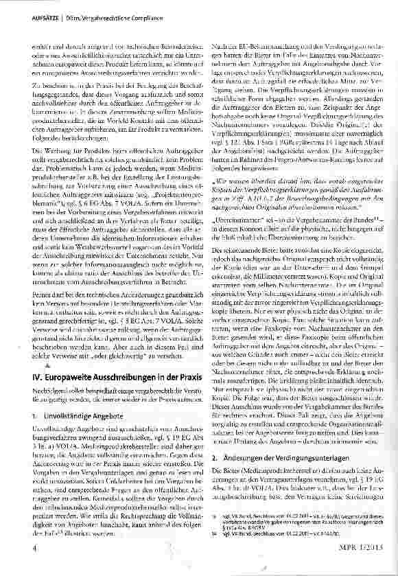 Vorschauseite 4: Vergaberechtliche Compliance