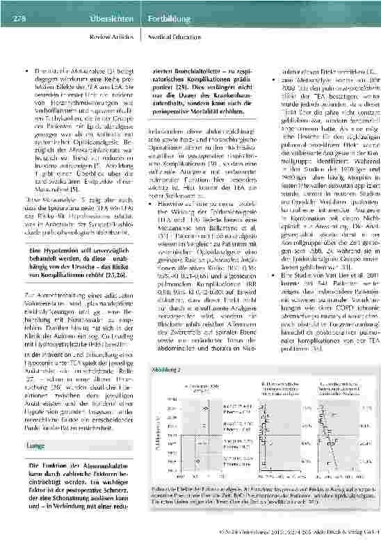 Vorschauseite 4: Thorakale Epiduralanalgesie - aktueller Stand