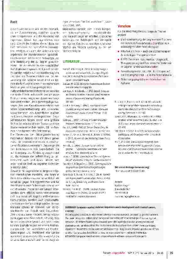 Vorschauseite 5: Sprache gegen Gewalt