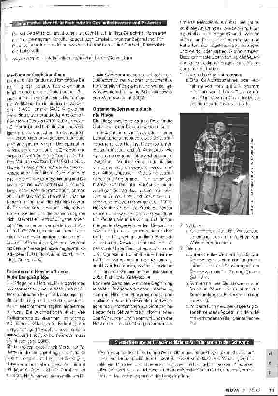 Vorschauseite 3: Herzinsuffizienz?Pflegeinterventionen unterstützen höhere Lebensqualität