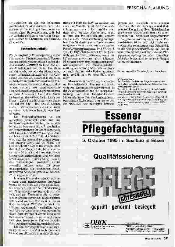 Vorschauseite 2: Personalstatistik als Instrument der Stellenplanung