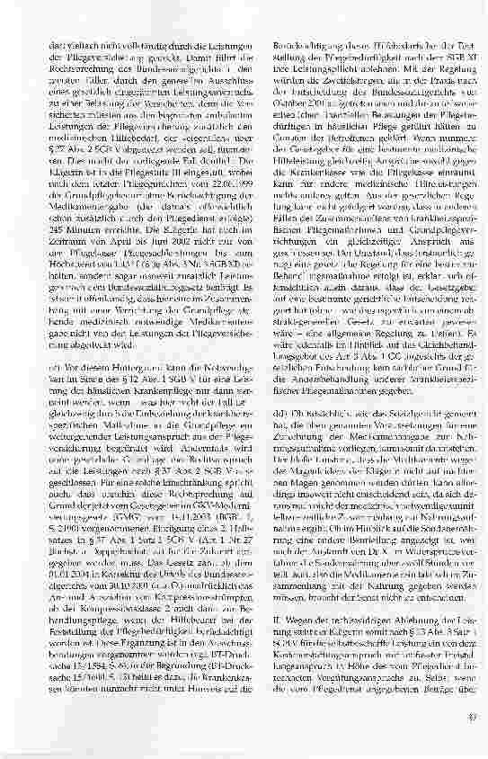 Vorschauseite 4: Kostenübernahme für Leistungen der Behandlungspflege -Medikamentengabe