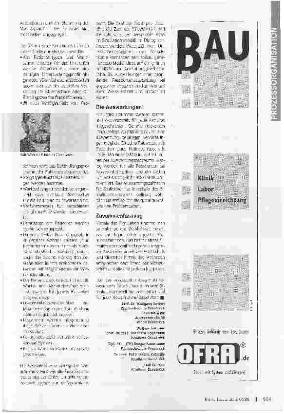Vorschauseite 4: Per Simulatiom nah an die RealitätProzessdesign und Prozesscontrolling für die Notaufnahme