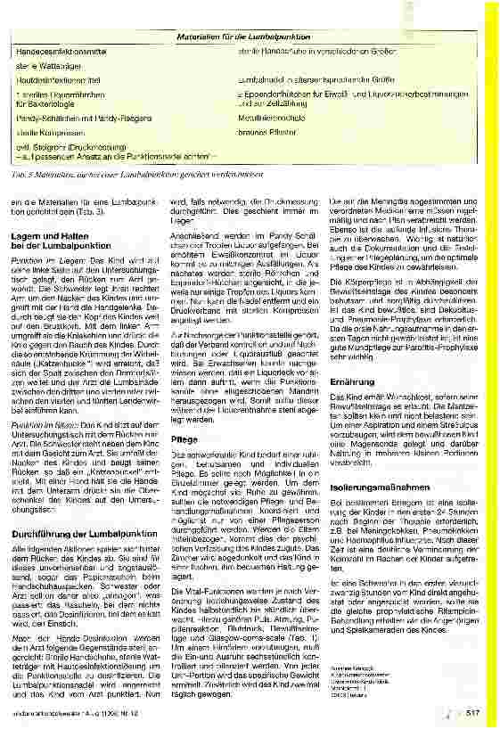 Vorschauseite 2: Pflege bei Meningitis
