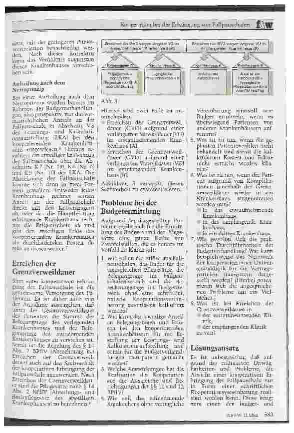 Vorschauseite 4: Kooperation bei der Erbringung von Fallpauschalen Warum eigentlich nicht?