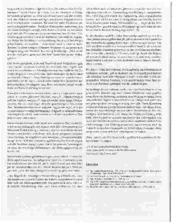 Vorschauseite 2: Was Hänschen nicht lernt, lernt heute Hans umso mehr/Die Bedeutung lebenslangen Lernens für das Individuum