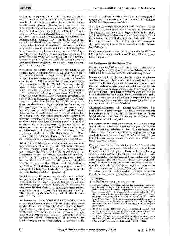 Vorschauseite 3: Die Beteiligung von Koalitionen im Dritten Weg