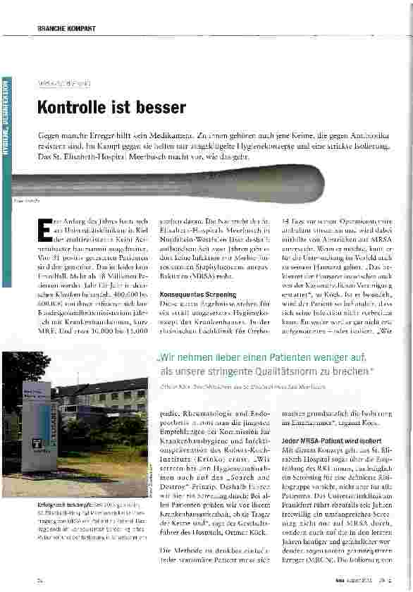 Vorschauseite 1: Kontrolle ist besser