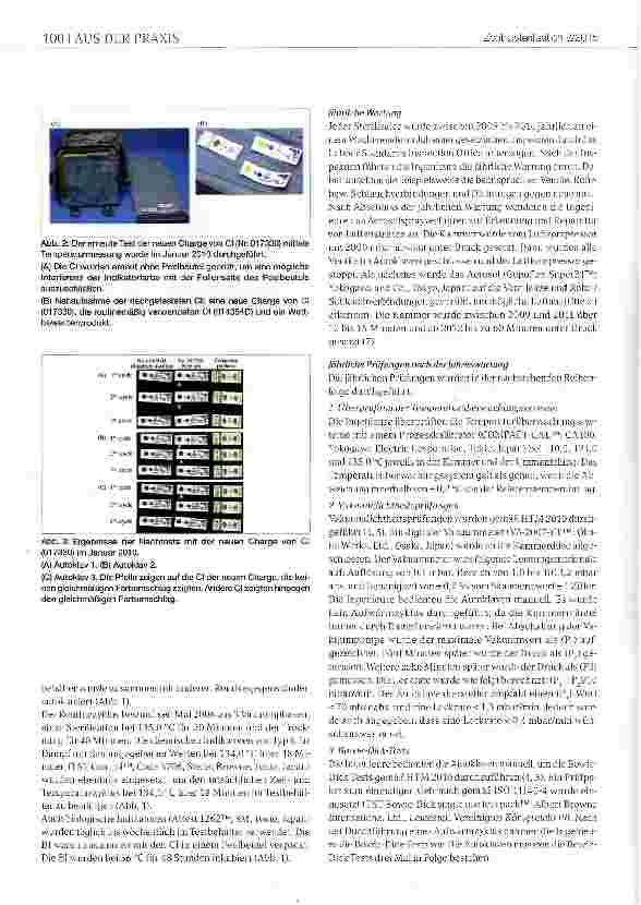 Vorschauseite 3: Stellenwert der jährlichen Wartung für die Überwachung von Dampfsterilisationsprozessen mit Routinekontrollen