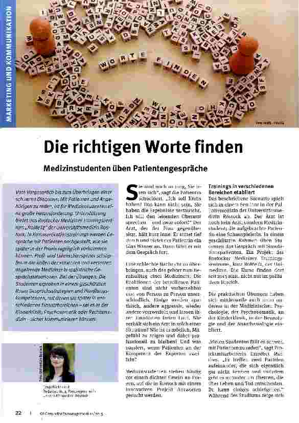 Vorschauseite 1: Die richtigen Worte finden