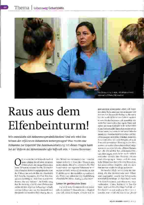 Vorschauseite 1: Raus aus dem Elfenbeinturm!