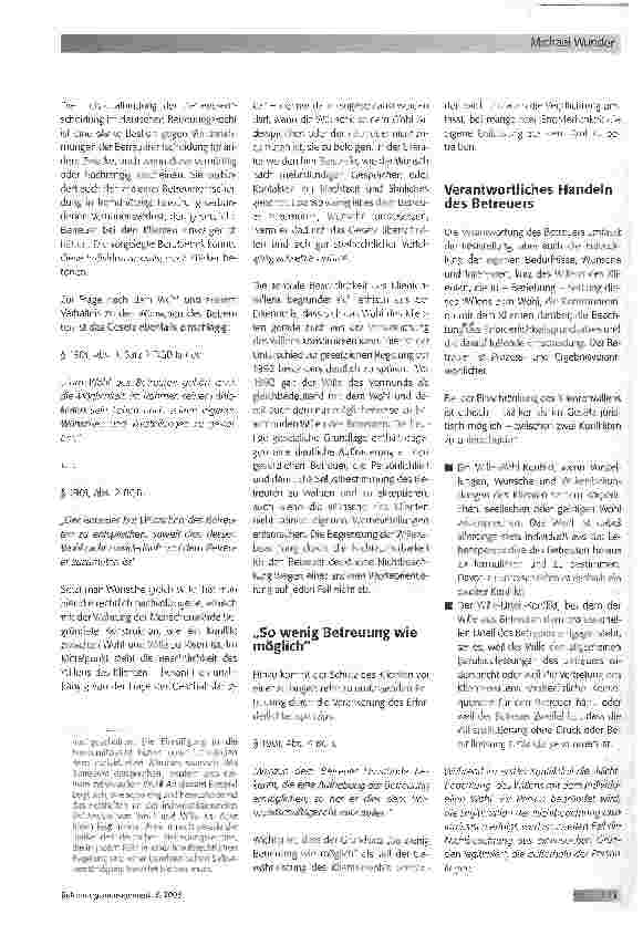 Vorschauseite 2: Ethische Grundlagen der Betreuungsarbeit