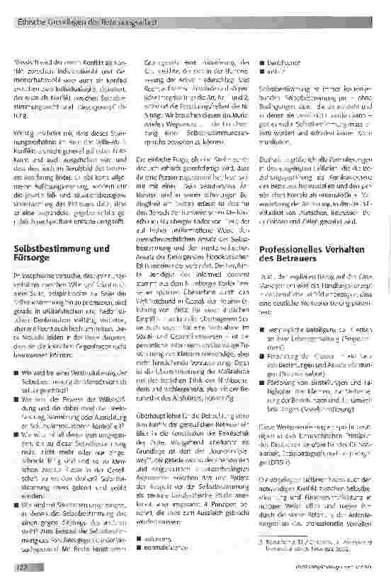 Vorschauseite 3: Ethische Grundlagen der Betreuungsarbeit