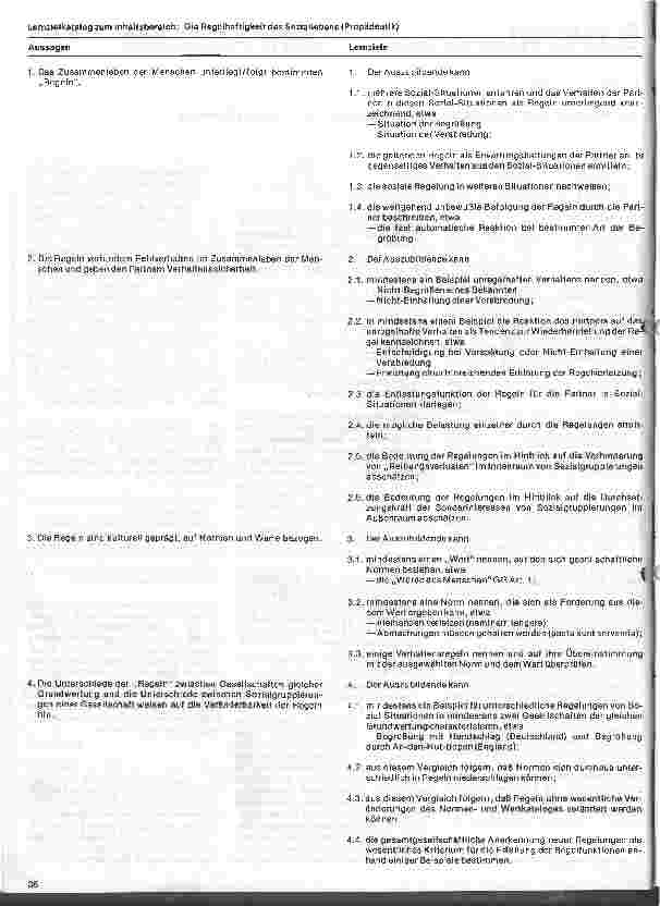 Vorschauseite 2: Sozialwissenschaftliche Aspekte 4.Folge: Der Lehrplan