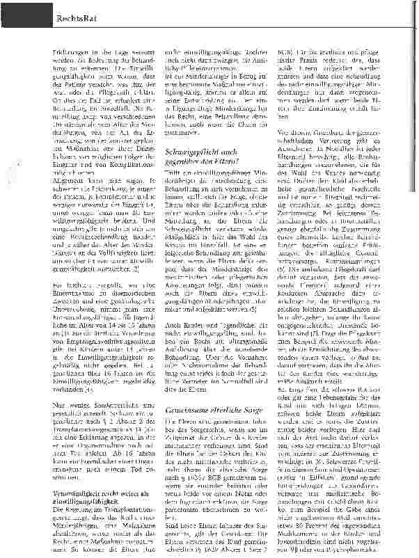 Vorschauseite 2: Kinder als PatientenRechtliche Aspekte bei der Behandlung MinderjährigerTeil 1