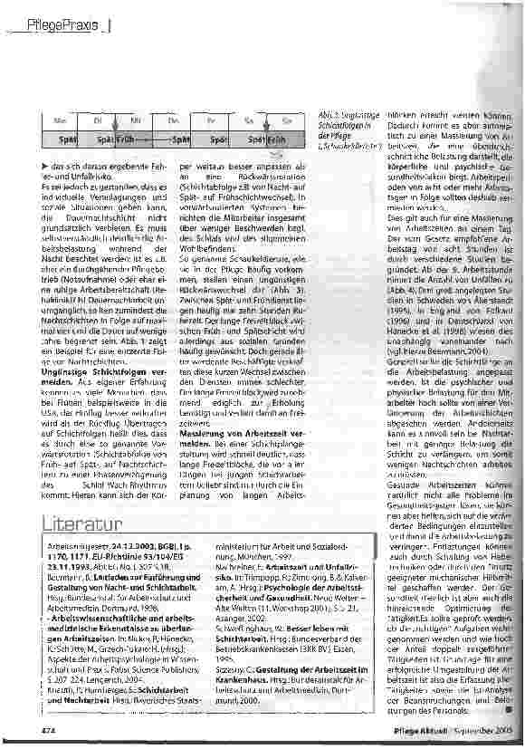Vorschauseite 3: Arbeit soll nicht krank machen