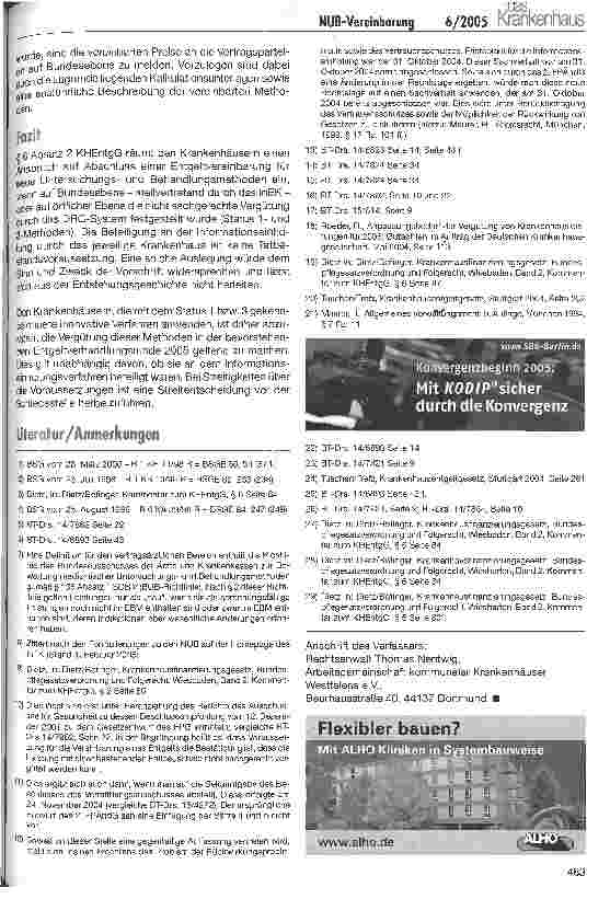 Vorschauseite 6: Die Vergütung neuer Untersuchungsund Behandlungsmethoden