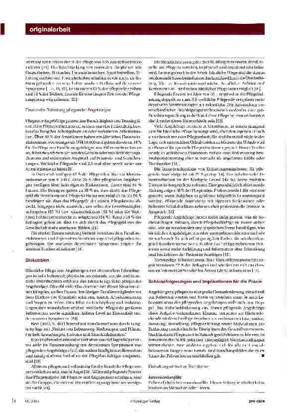 Vorschauseite 4: Stress bei pflegenden Angehörigen