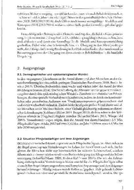 Vorschauseite 3: Edukative Unterstützung Pflegebedürftiger und ihrer Angehörigen zur Vorbereitung auf die häusliche (Selbstversorgung während der stationären Rehabilitation -Herausforderungen und…
