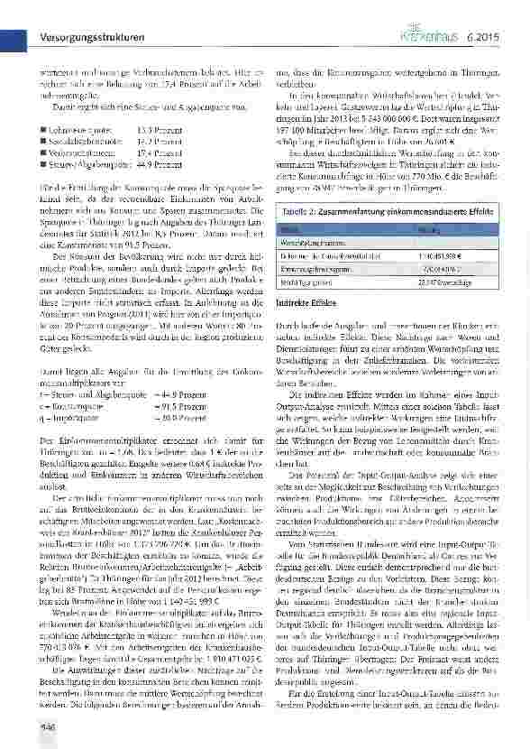 Vorschauseite 3: Die volkswirtschaftliche Bedeutung der Krankenhäuser in Thüringen