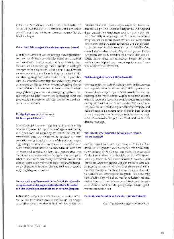 Vorschauseite 2: «Die EAPC muss politischer werden»