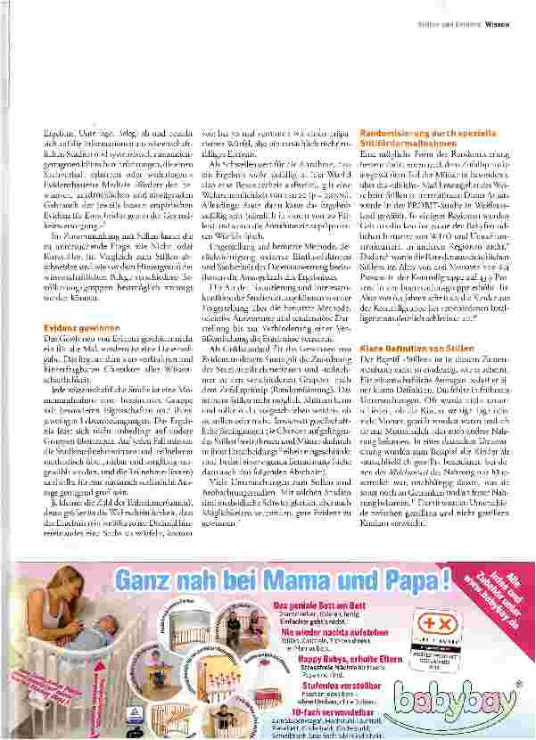 Vorschauseite 2: Stillen und Evidenz