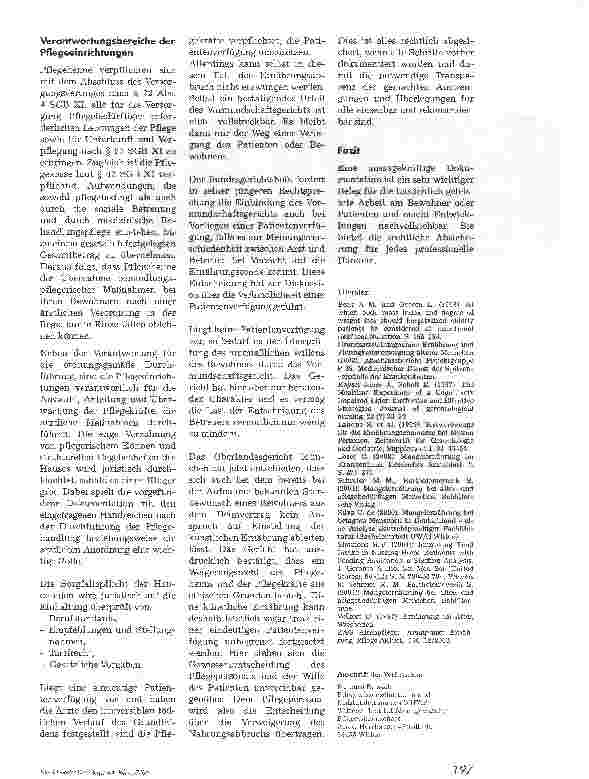 Vorschauseite 5: So gelingt die qualifizierte PflegedokumentationRechtliche Anforderungen an die Dokumentation am Beispiel der Ernährung