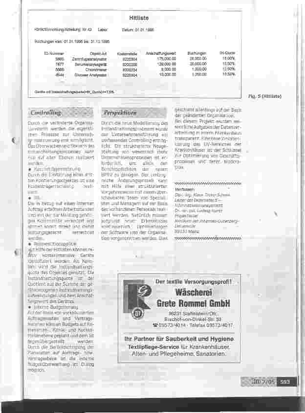 Vorschauseite 4: Die Überwachung des Instandhaltungsprozesses Fallstudie aus dem Klinikum der Gutenberg-Universität Mainz