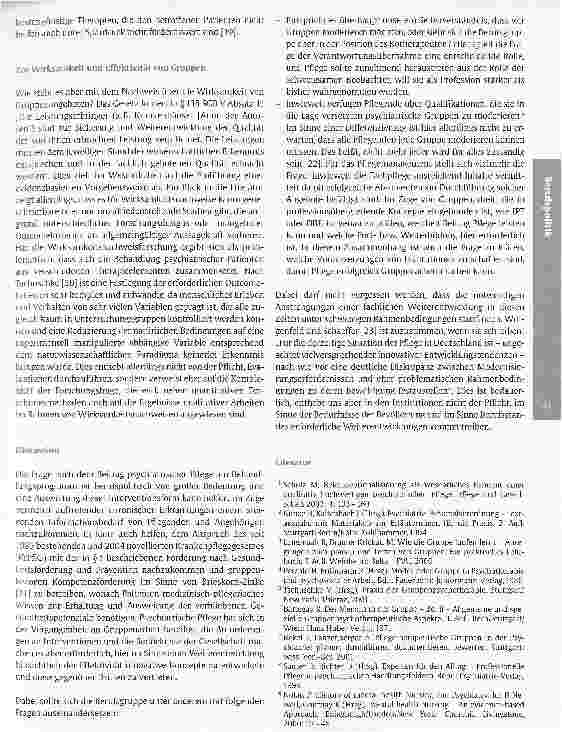 Vorschauseite 4: Der Beitrag psychiatrischer Pflege am Gruppenprogramm in der Psychiatrie