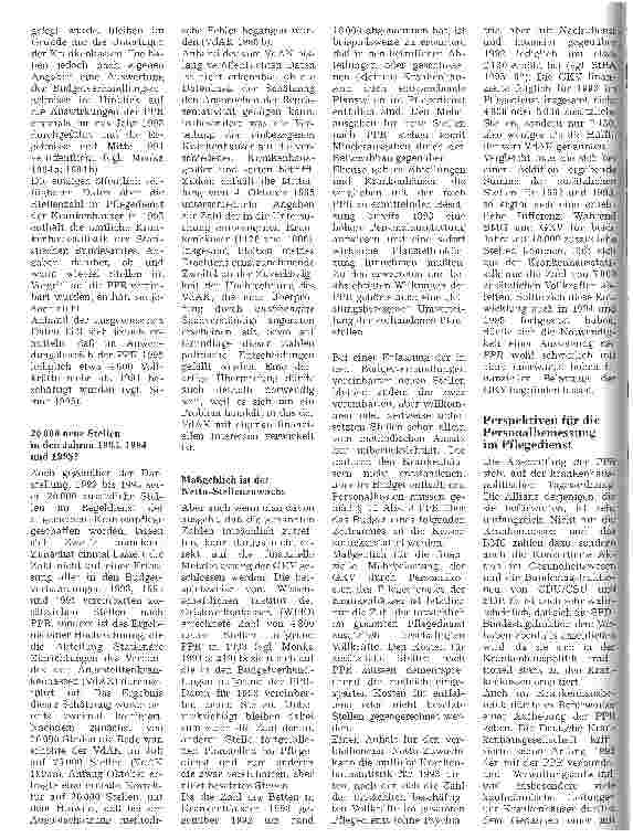 Vorschauseite 3: Aufhebung der Pflege-Personalregelung geplant
