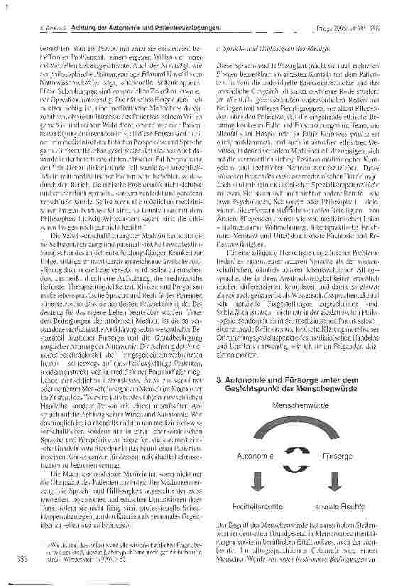 Vorschauseite 3: Achtung der Autonomie gegenüber nicht-einwilligungsfähigen Patienten?Zur ethischen Problematik von Patientenverfügungen