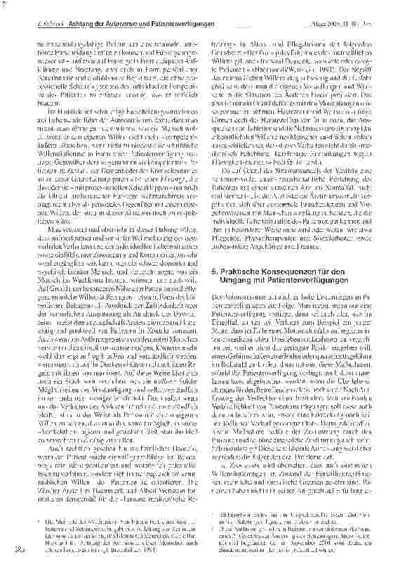 Vorschauseite 5: Achtung der Autonomie gegenüber nicht-einwilligungsfähigen Patienten?Zur ethischen Problematik von Patientenverfügungen