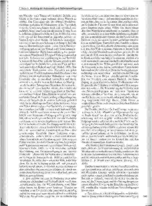 Vorschauseite 6: Achtung der Autonomie gegenüber nicht-einwilligungsfähigen Patienten?Zur ethischen Problematik von Patientenverfügungen
