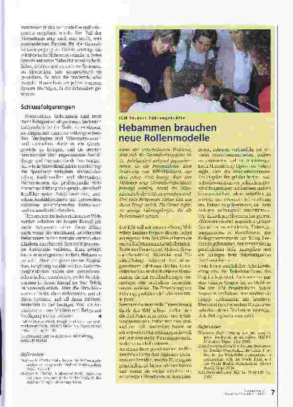 Vorschauseite 4: Die postmoderne Hebamme Auf der Suche nach einer neuen Rolle