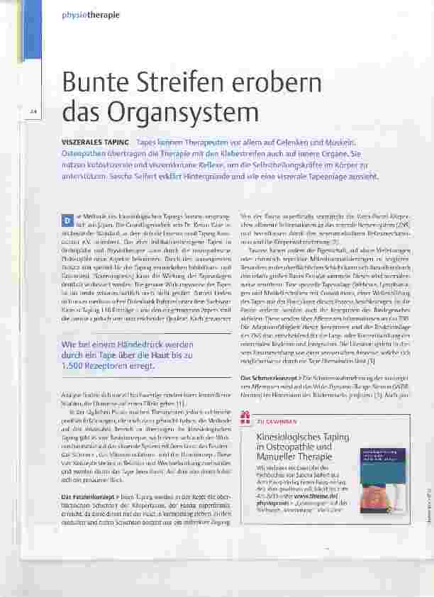 Vorschauseite 1: Bunte Streifen erobern das Organsystem