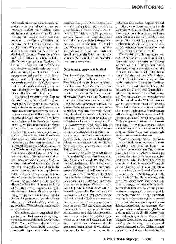 Vorschauseite 2: Sozial wirtschaften und gut versorgen