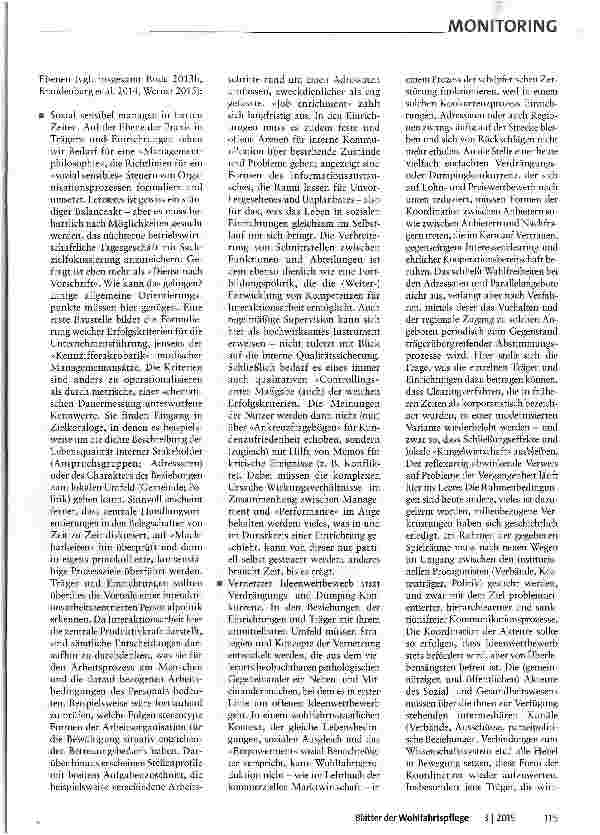 Vorschauseite 4: Sozial wirtschaften und gut versorgen