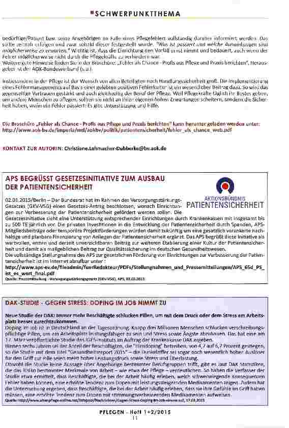 Vorschauseite 3: FEHLERKULTUR UND FEHLERMANAGEMENT: Man muss einen Fehler nicht zweimal machen
