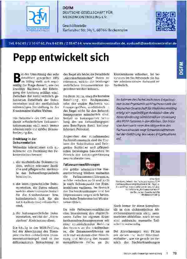 Vorschauseite 1: Pepp entwickelt sich