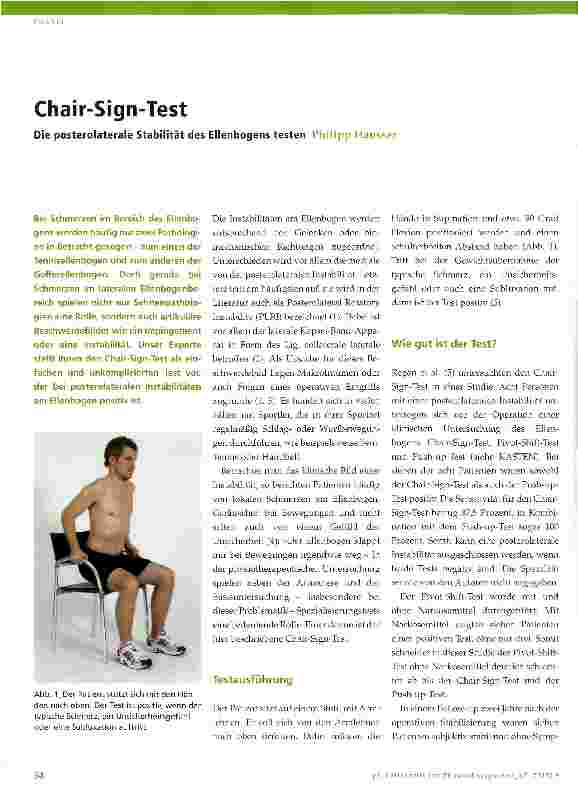 Vorschauseite 1: Chair-Sign-Test